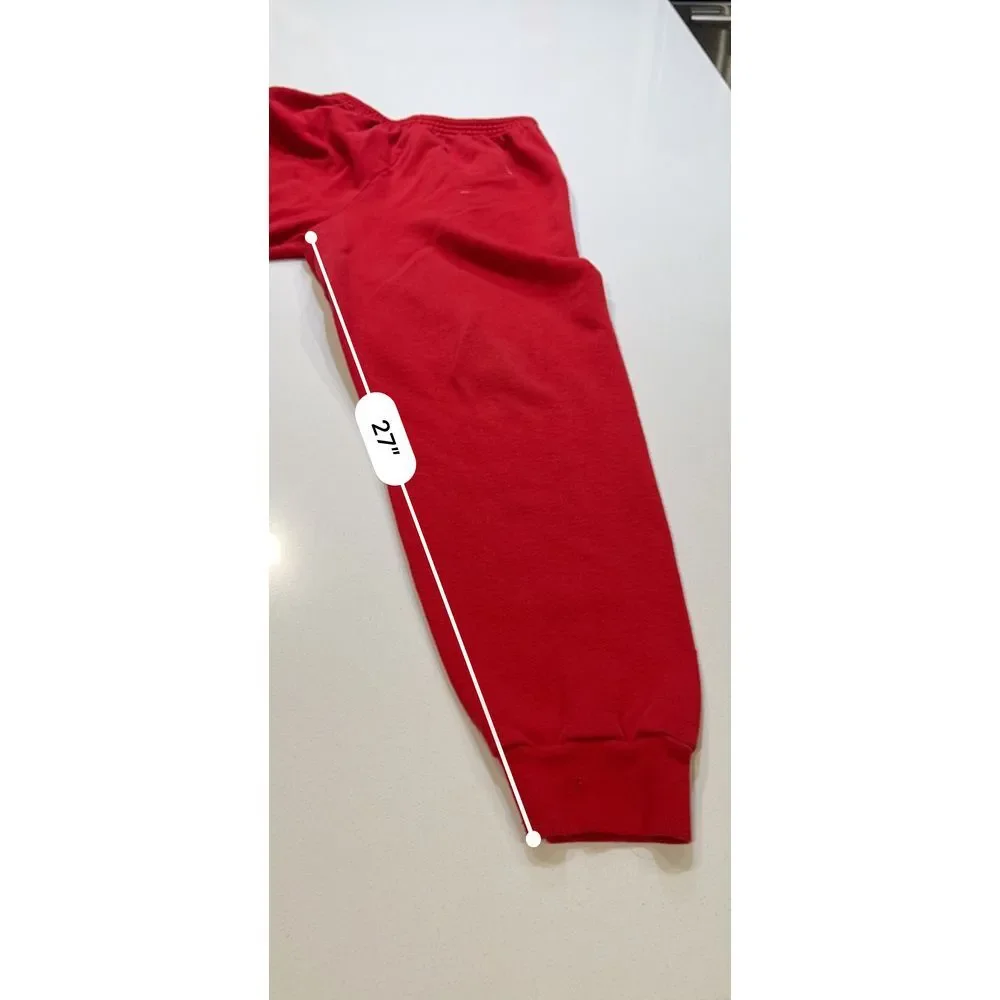 Vintage Tultex Red‎ Jogger Sweatpants - Mens XL